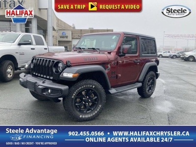 Used 2021 Jeep Wrangler Willys HARD TO FIND MANUAL!! for Sale in Halifax, Nova Scotia