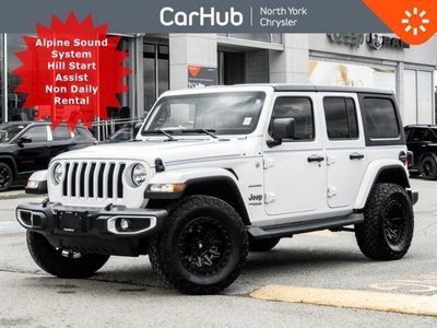 Used 2022 Jeep Wrangler Unlimited Sahara Nav 8.4'' Screen Rear BackUp Camera for Sale in Thornhill, Ontario