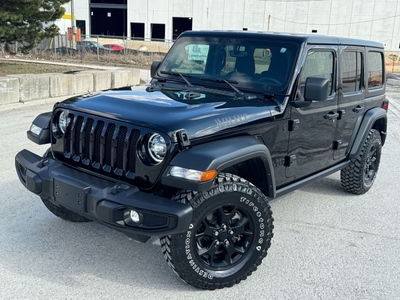 Used 2022 Jeep Wrangler Unlimited Willys for Sale in Brampton, Ontario