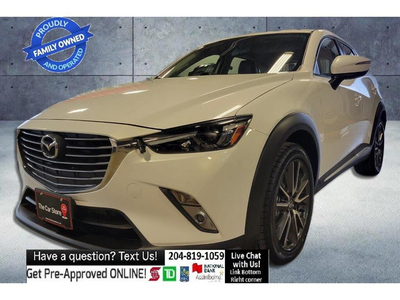2016 Mazda CX-3 AWD GT Sunroof Heated Seats Leather No Accident