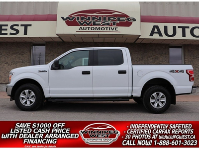 2019 Ford F-150 XLT CREW 5.0L V8 4X4, WELL EQUIPPED, CLEAN & LO