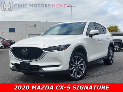 2020 Mazda CX-5 Signature { NAVI | LEATHER | SUNROOF }