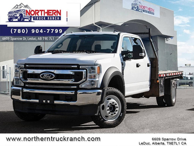 2021 Ford F-550 Chassis XLT CREW CAB 4X4 FLAT DECK