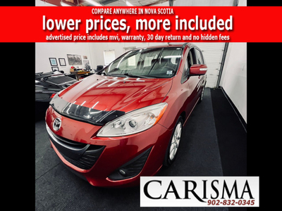 *MVI-Warranty-No Fees* LowKm- 2014 Mazda5 GT- 6 Seat Hatch