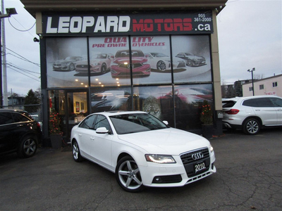 2010 Audi A4 S Line,Awd,Sunroof,Pwr Seats,Memory,Leather,Alloy*A