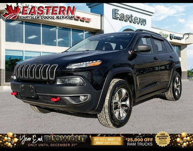 2018 Jeep Cherokee Trailhawk Leather Plus | No Accidents