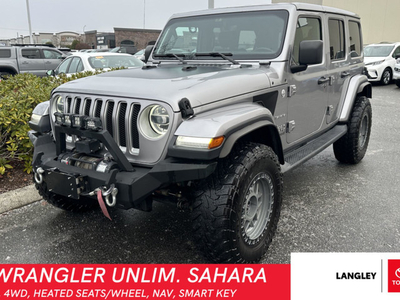 2019 Jeep Wrangler Unlimited SAHARA; AUTOMATIC, 4WD, HEATED SEAT