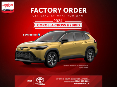 2024 Toyota Corolla Cross Hybrid - $263 B/W