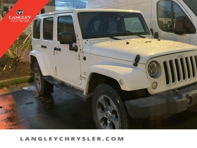 Used 2018 Jeep Wrangler JK Unlimited Sahara Navi Low KM Single Owner for Sale in Surrey, British Columbia