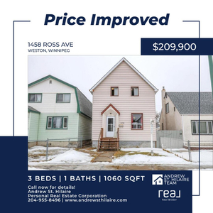 House For Sale in Weston, Winnipeg (202402641)