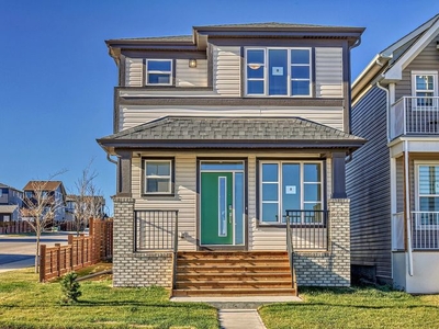 FOR RENT MAIN LEVEL AND UPPER NEWLY BUILT HOME WITH 3 BEDROOMS AND 2 1/2 BATH. | 8 Calhoun Common Northeast, Calgary