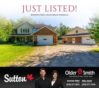 *UPDATED SAUBLE HOME & SHOP With PRIVACY*