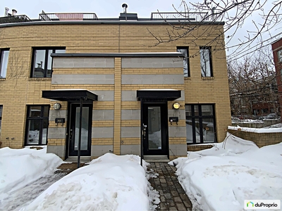 Townhouse for sale Outremont 2 bedrooms 3 bathrooms