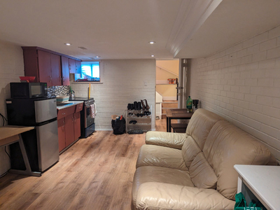 Fully furnished, separate entrance basement apmt steps to TTC