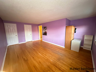 Master Bedroom in a house for rent