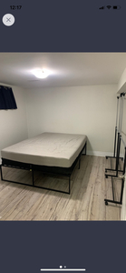 Roommate wanted to rent private spare bedroom in 2br bsmt apt.