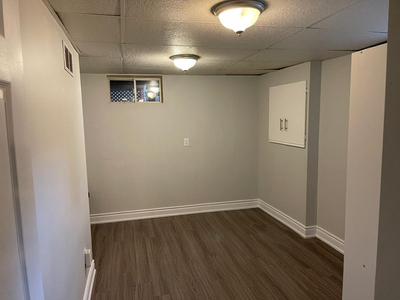 One Bedroom Basement Apt Separate Entrance, in-suite Laundry