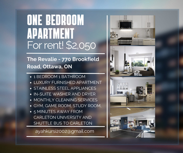 One Bedroom One Bathroom Student Apartment at The Revalie