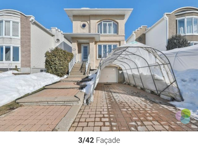 Belle maison à étage à louer à Laval Auteuil 3000$!