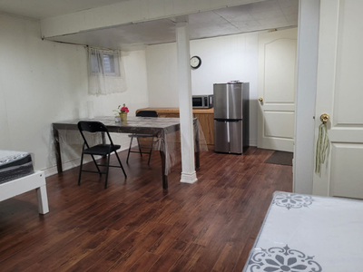 Brand new furnished basement for rent for 1girl for sharing $500