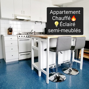 CHAUFFÉ-ÉCLAIRÉ - semi-meublés - Appartement Drummondville