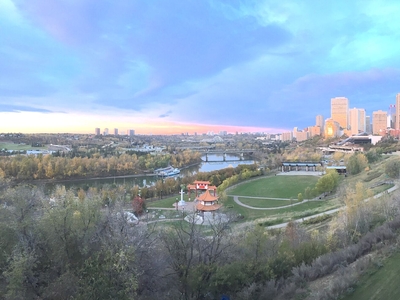 Edmonton Condo Unit For Rent | Riverdale | Stunning Riverfront & Park View