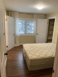 Master bedroom with ensuite for a grad student or a couple