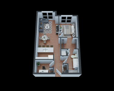 Modern 1 Bedroom + Den on Rapid Transit - Sublet April 1st