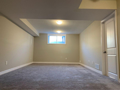 Spacious Basement is available IMMEDIATELY