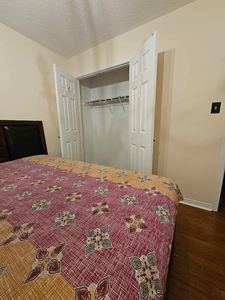 1 Furnished bedroom with washroom available