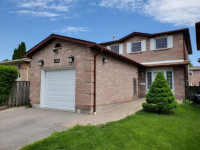 Detached home in central Ajax for rent.