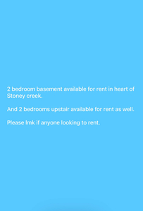 Rooms and basement available for rent