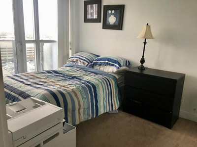 “master bdrm for rent, heart of sq1, fully furnished!”