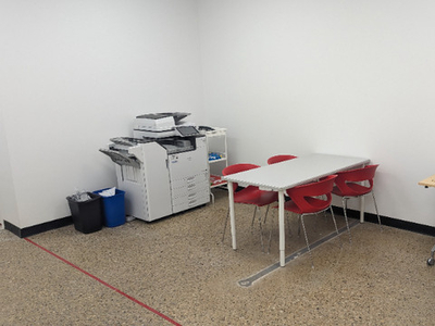 Office with Shared Copier, Washrooms and Lunch area