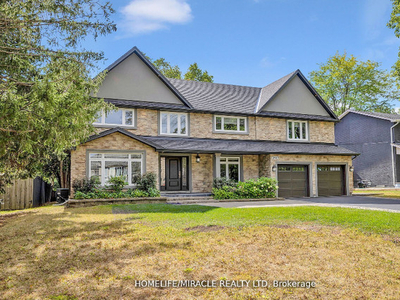 $600K PRICE DROP - Luxury Home On Mississauga Rd! 80x110 Ft Lot