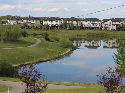 Calgary Pet Friendly Townhouse For Rent | Silverado | Townhouse With Pond View