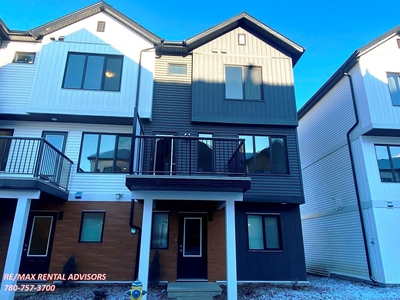 Edmonton Pet Friendly Townhouse For Rent | Secord | BRAND NEW &NEVER LIVED IN