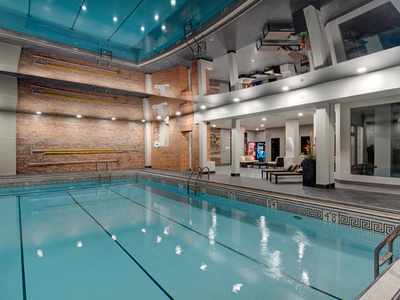 Beau studio incluant un gym et piscine - Vieux-Québec - Meublé