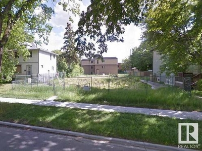 Vacant Land For Sale In Queen Mary Park, Edmonton, Alberta