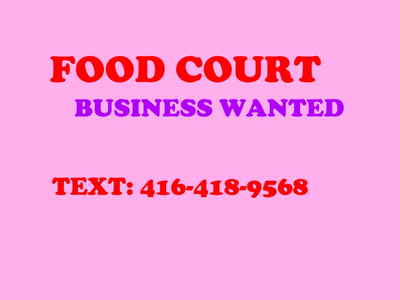 Are you Selling a Food Court Business?