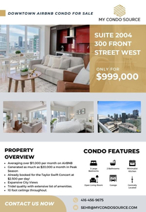 300 Front Street West - 2004 AirBNB CONDO
