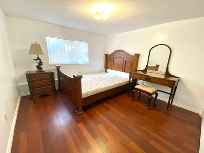 Furnished, Newly Renovated Bedroom Next to Bus Stops and Stores