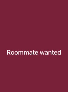 Looking for a roomate