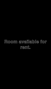 Room available for rent