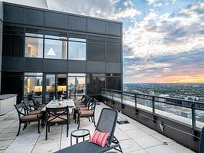 Remarkable 2+1 Two-Storey Penthouse with Expansive Private Terrace & Skyline Views. Luxury Living at its Finest! | 25 Telegram Mews, Toronto