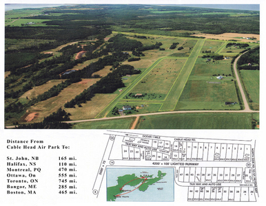 Exclusive to Pilots, Air-Oriented Lots, Cable Head Airpark, PEI