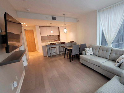 New Condo Downtown Montreal, Fully Furnished, 1 bedroom