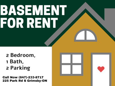 Basement for Rent in Grimsby