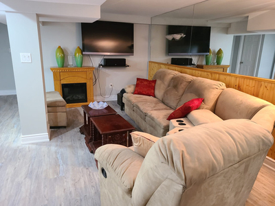 Fully Furnished 2 Bedroom Basement Apartment