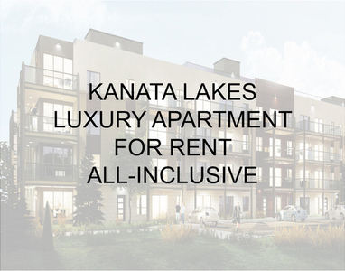 Lease ASSIGNMENT (ALL INCLUSIVE) 2 Bed, 1 Bath in Kanata Lakes